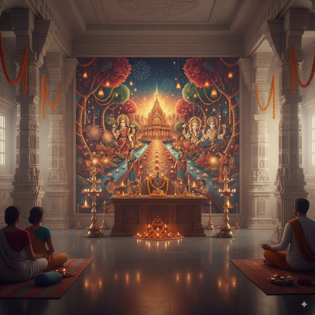 Diwali Festival Mural