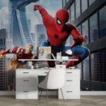 Wall Wonder: Spider-Man & Iron Man Mural