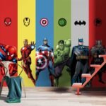 Wall Wonder: Marvel & DC Superhero Mural