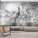Wall Wonder: 3D Peacock Wall Mural