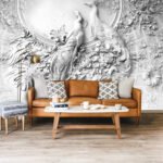 Wall Wonder: 3D Peacock Wall Mural
