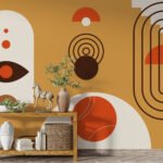 Wall Wonder: Abstract Eye & Arch Wall Mural