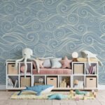 Wall Wonder: Swirling Sea Wallpaper