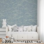 Wall Wonder: Swirling Sea Wallpaper