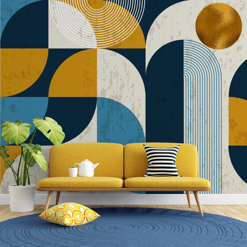 Wall Wonder: Art Deco Inspired Mural