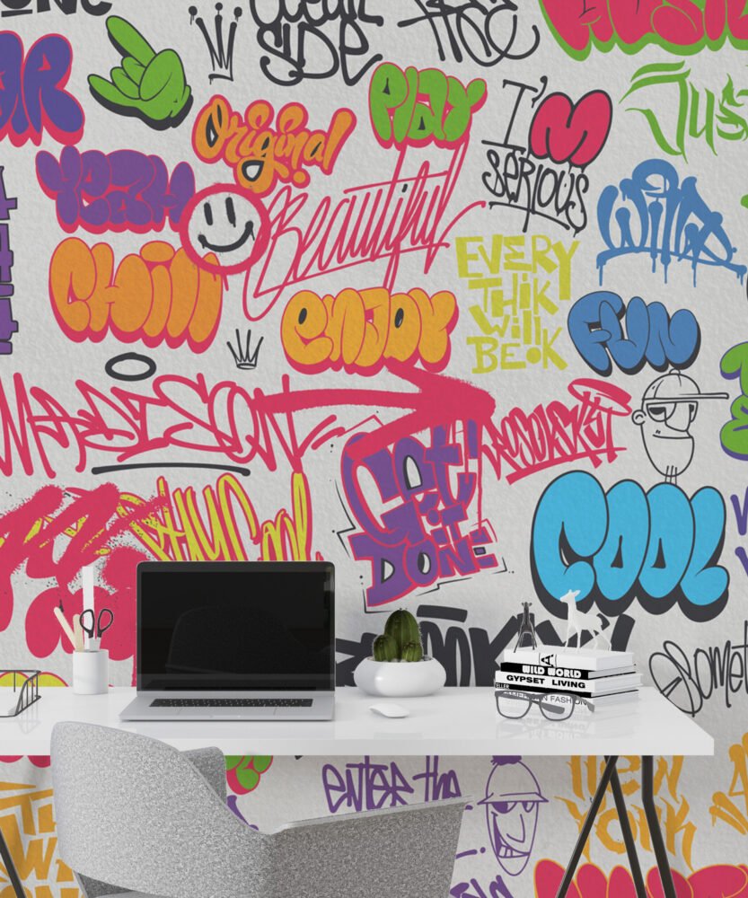 Wall Wonder: Graffiti Vibes Mural
