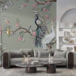whimsical garden wall mural (copy)