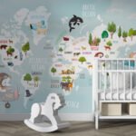 Wall Wonder: World Map Mural for Kids