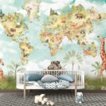 Wall Wonder: Watercolor World Map Mural