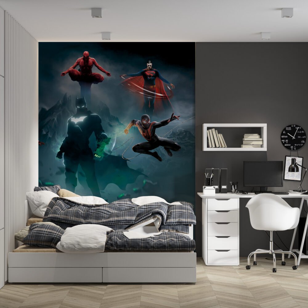 Wall Wonder: Premium Superhero Wall Art