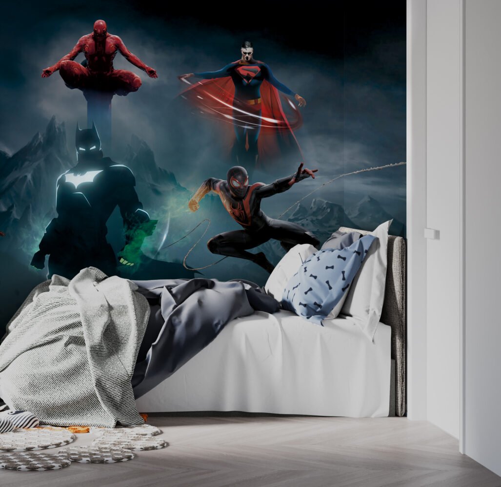 Wall Wonder: Premium Superhero Wall Art