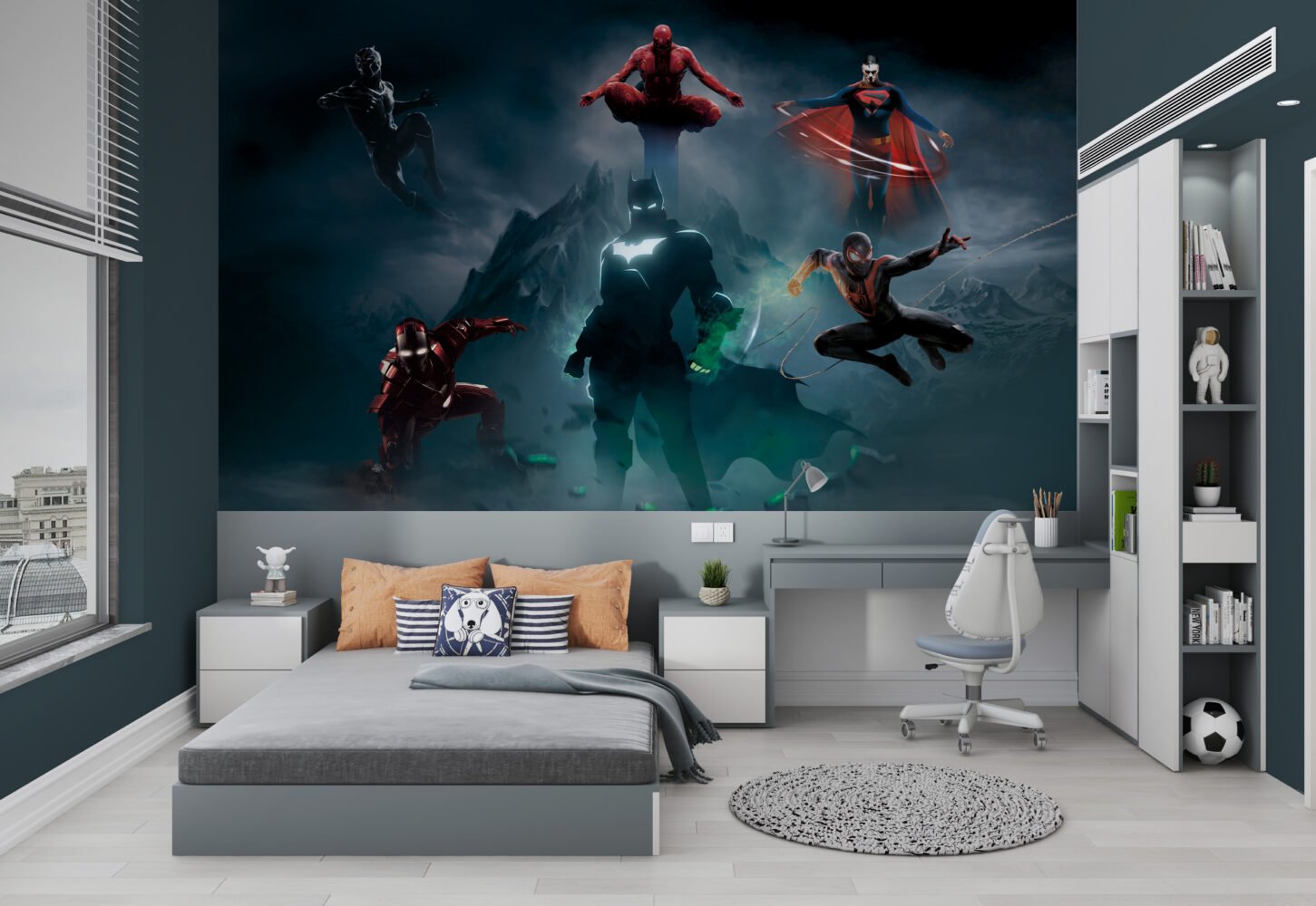Wall Wonder: Premium Superhero Wall Art