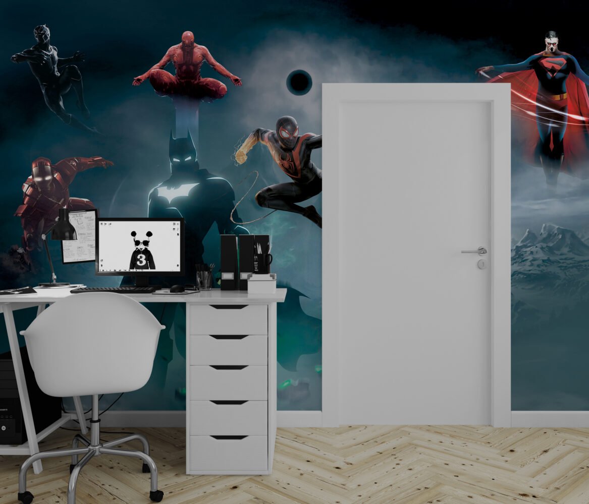 Wall Wonder: Premium Superhero Wall Art