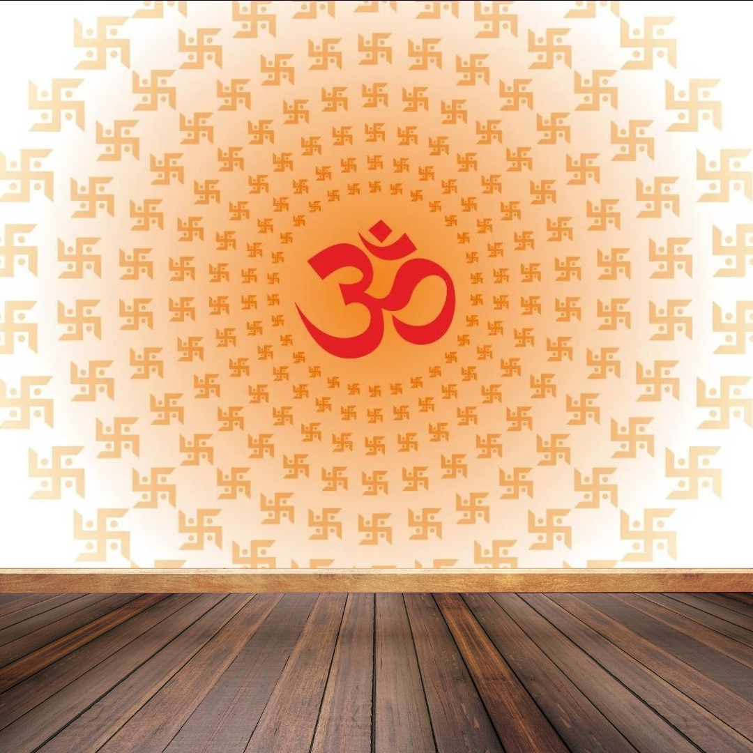 Om Wall Mural Wall Wonder