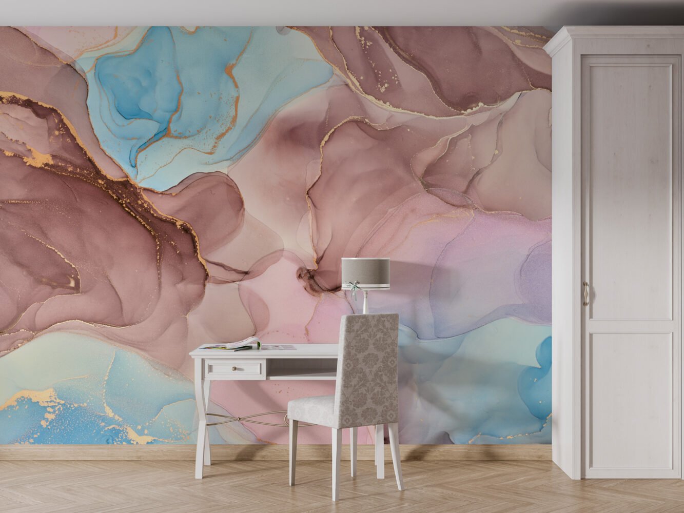 Wall Wonder: Dreamy Watercolour Wall Mural