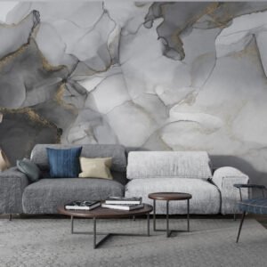 Wall Wonder: Modern Marble Effect Wallpaper