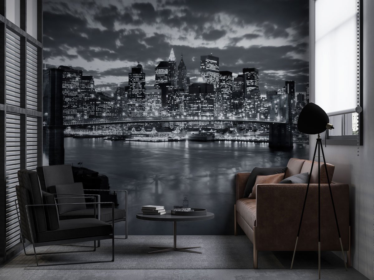 Wall Wonder: NYC Skyline Wall Mural