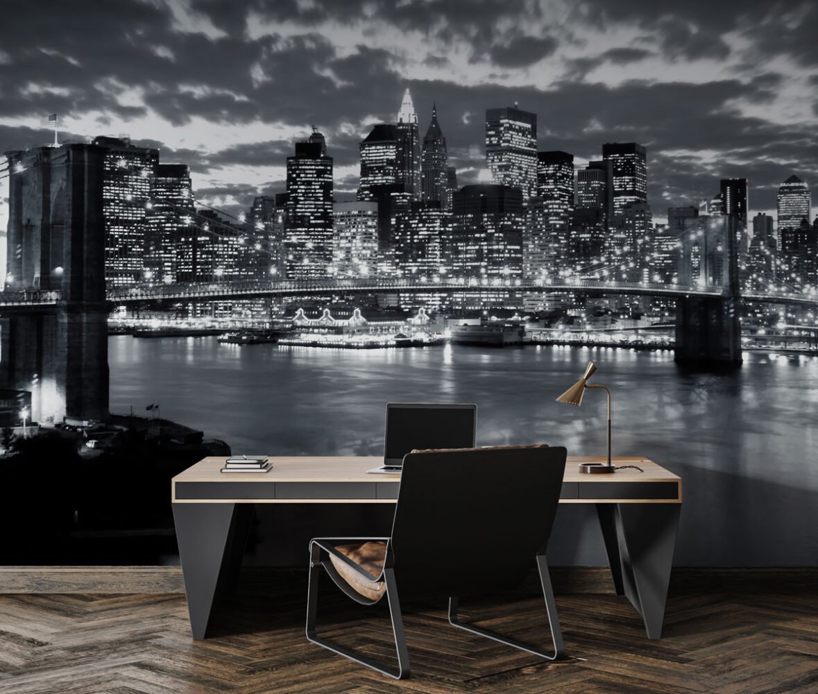 Wall Wonder: NYC Skyline Wall Mural
