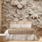 Wall Wonder: 3D Floral Wall Mural