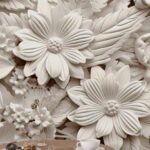 Wall Wonder: 3D Floral Wall Mural