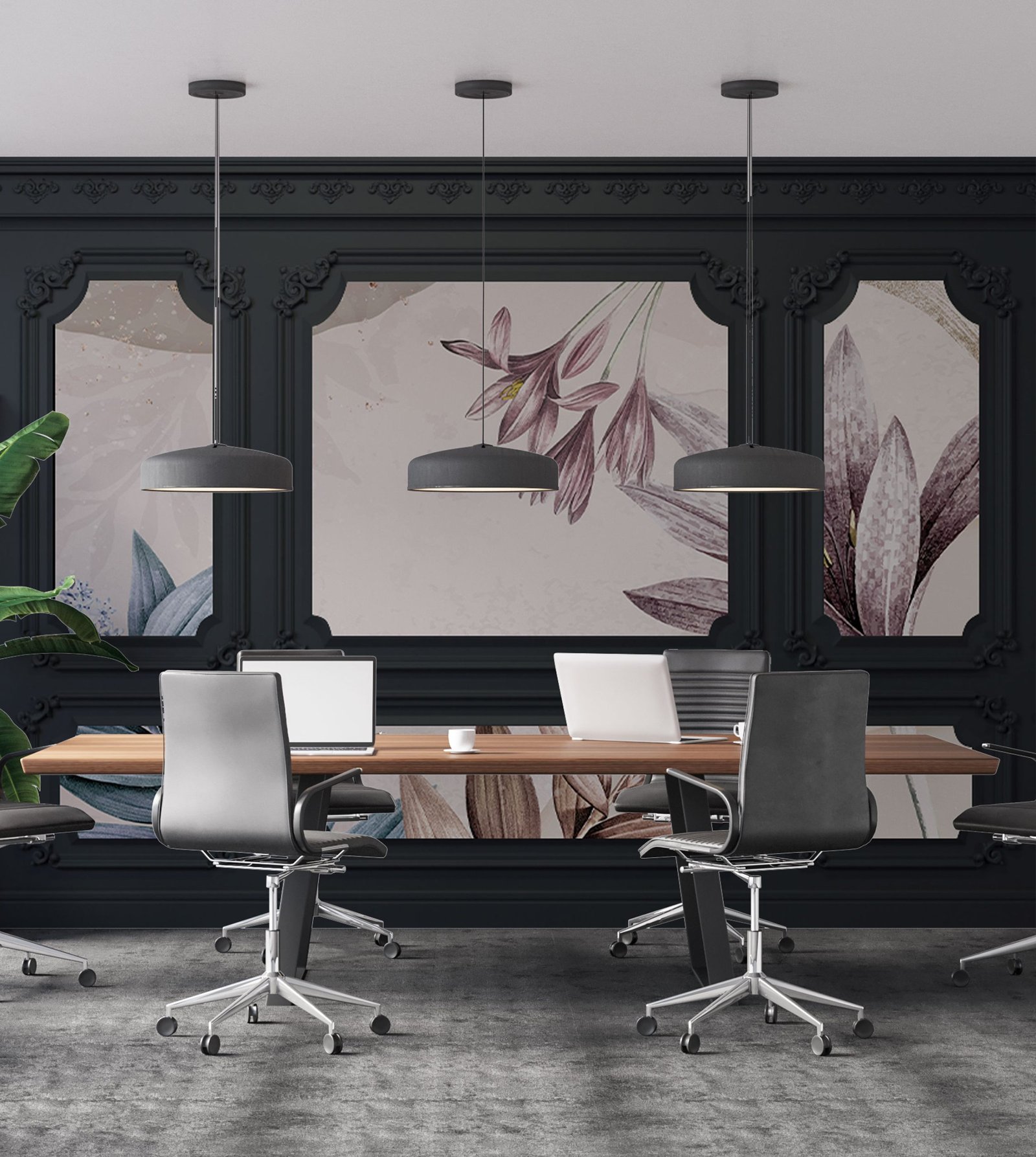 Wall Wonder: Painterly Petals Mural