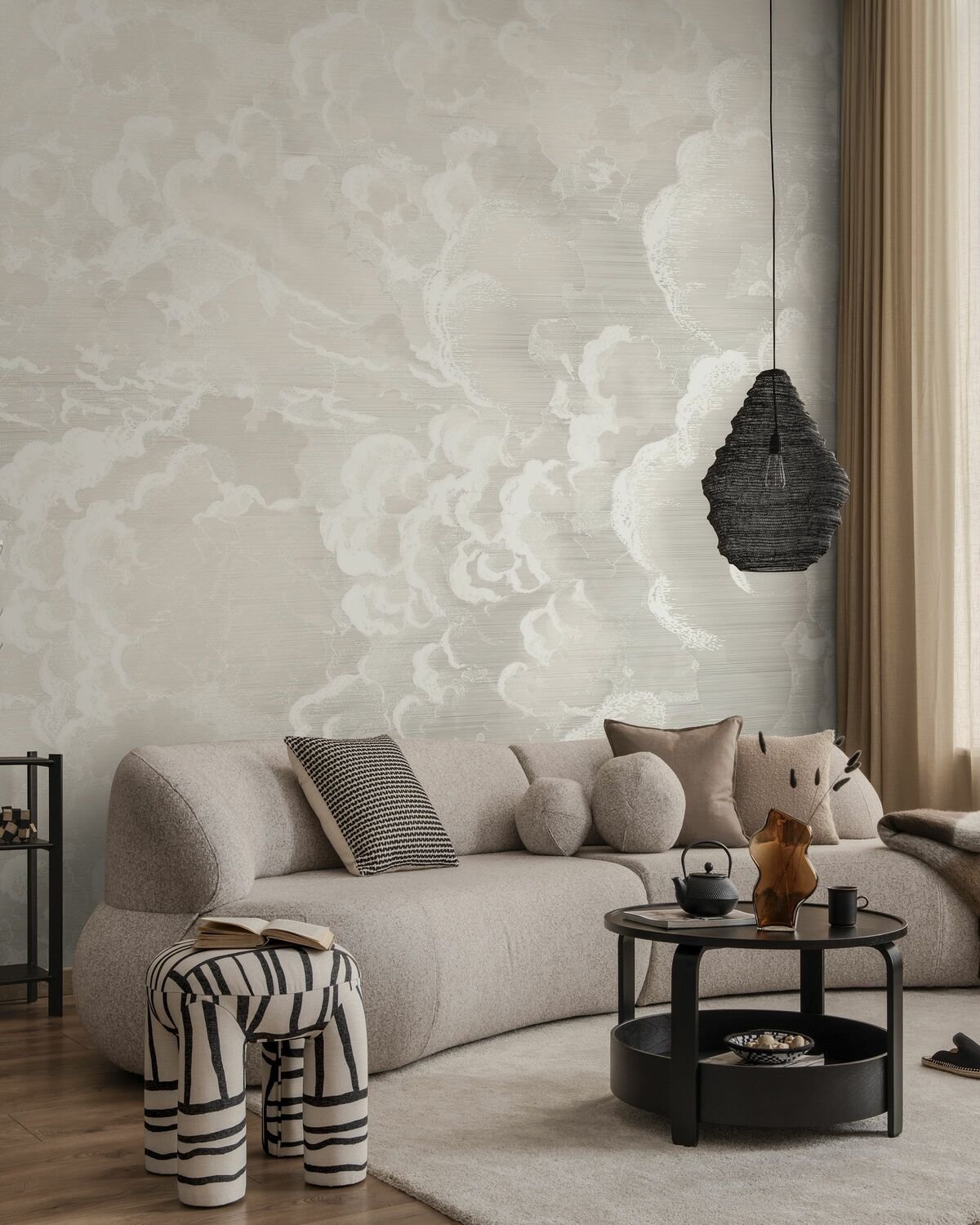 Wall Wonder: - Cloud Whisper Mural