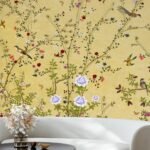 Wall Wonder: Oriental Bird and Flower Chinoiserie Wall Mural