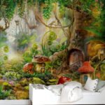 Wall Wonder: Kids Fantasy Fairyland Wallpaper Mural