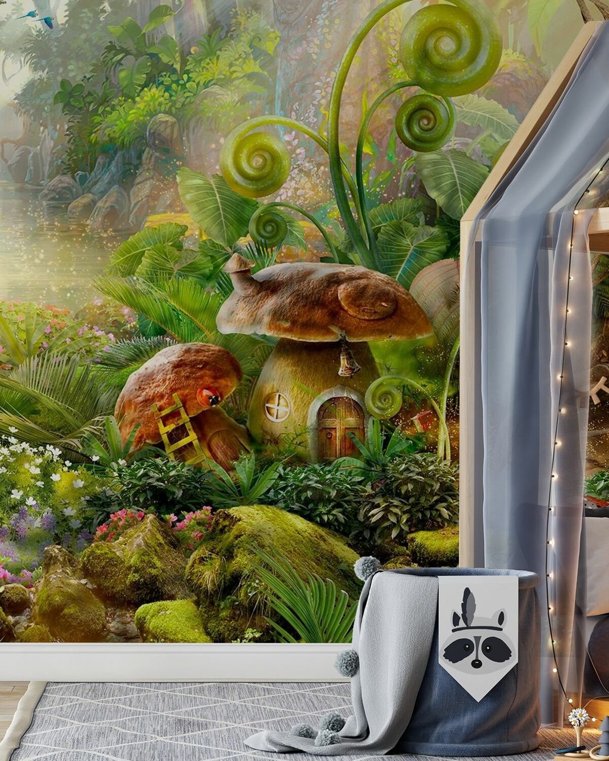 Wall Wonder: Kids Fantasy Fairyland Wallpaper Mural