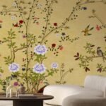 Wall Wonder: Oriental Bird and Flower Chinoiserie Wall Mural