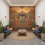 Wall Wonder: Vibrant Indian Wall Mural