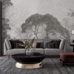 Wall Wonder: Misty Forest Wall Mural